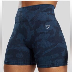 Gymshark camo shorts - blue
